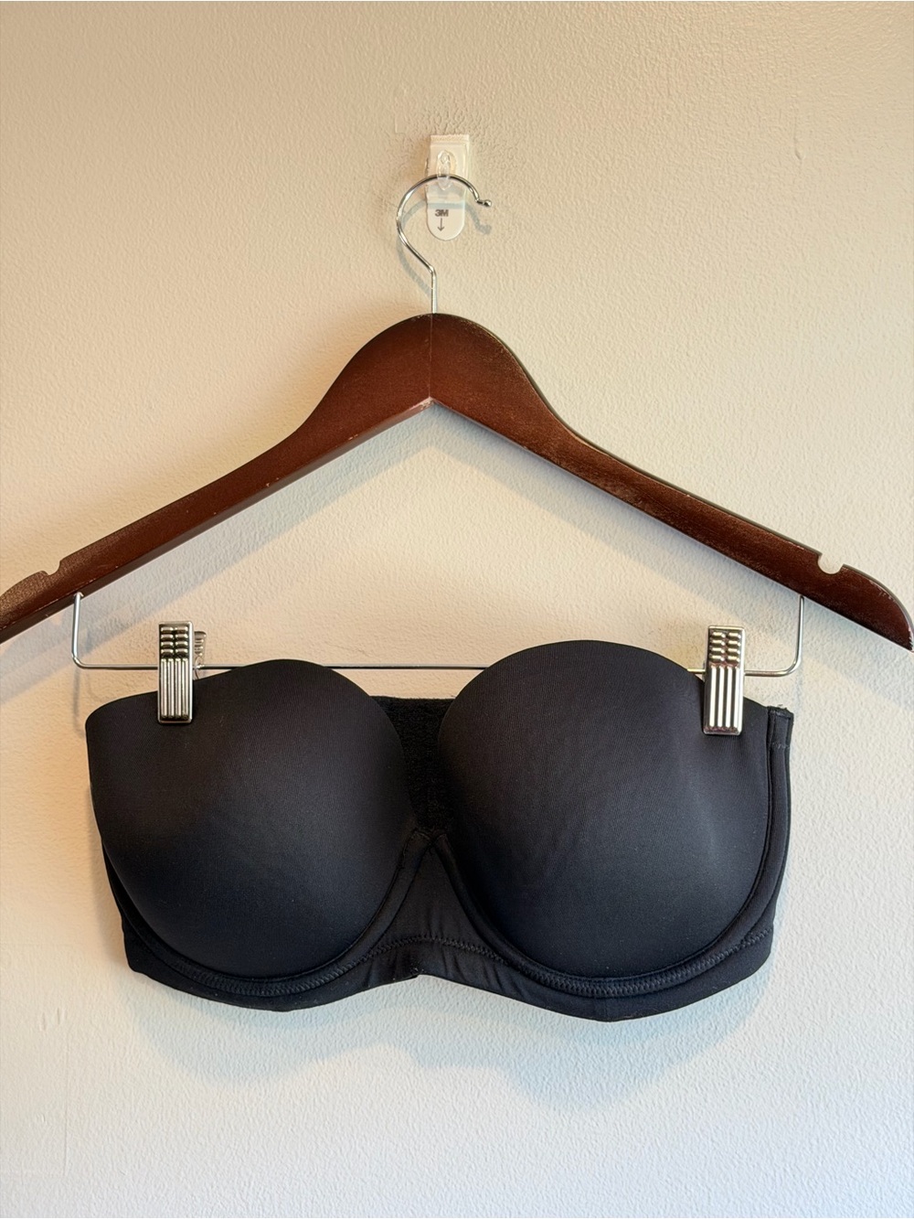 Wacoal Black Strapless Bra, Size 32DDD